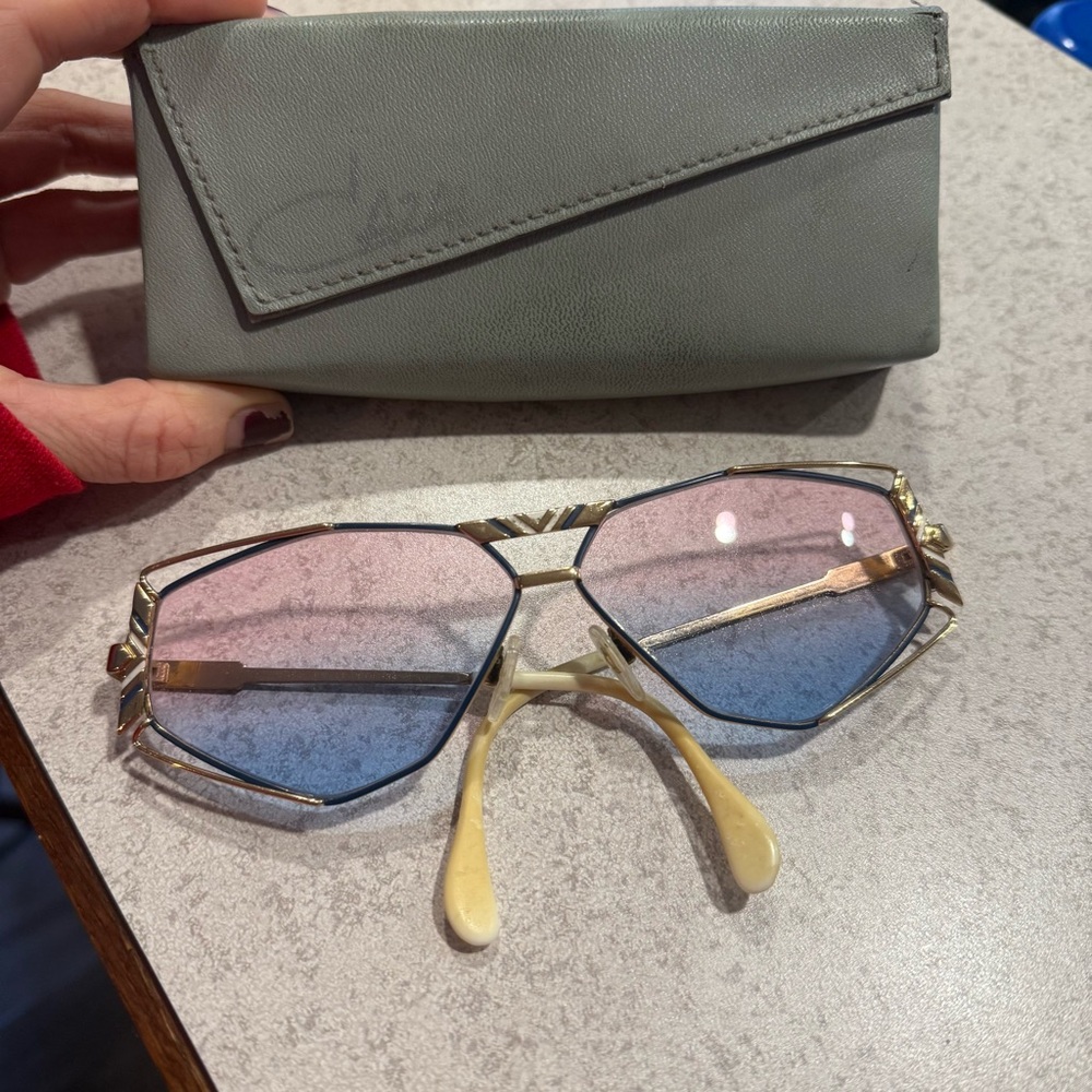 Cazal Gradient Sunglasses with Case - image 1